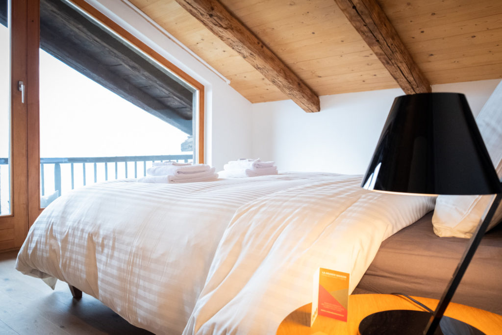 The SUITE BALENO with incredible view of the Rhone Valley.